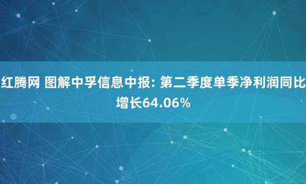 红腾网 图解中孚信息中报: 第二季度单季净利润同比增长64.06%